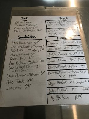 Wiechec's Lounge menu 3